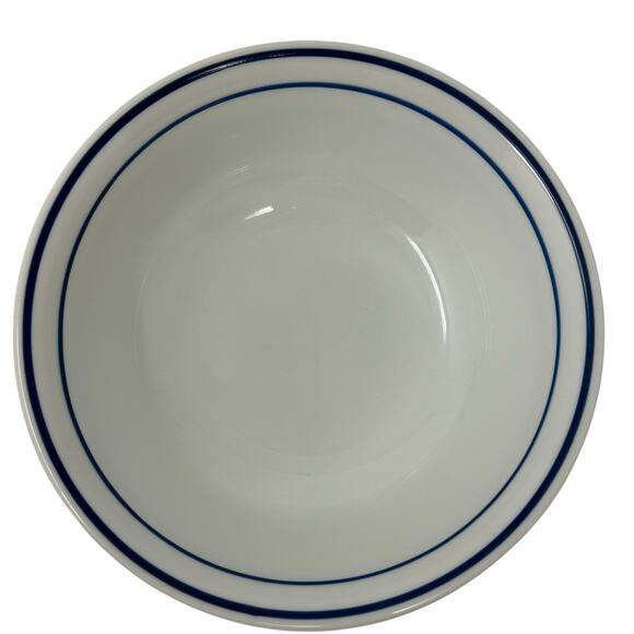 Corning Corelle Soup/Cereal Bowls 6.25" (Set of 6) 'Country Hearts Blue Rim' - Picture 1 of 4